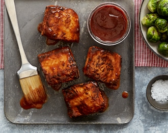 FreshDirect Chipotle BBQ Salmon Fillets, Family Size