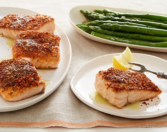 FreshDirect Lemon-Herb Salmon Fillets, Family Size