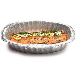 FreshDirect Farm-Raised Lemon-Dill Salmon Holiday Meal, Half (Serves 6-8), image 2 of 2 slides