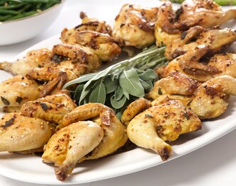 FreshDirect Butterflied Coriander-Sage Cornish Hens (Serves 4-6, approx. 12lb)