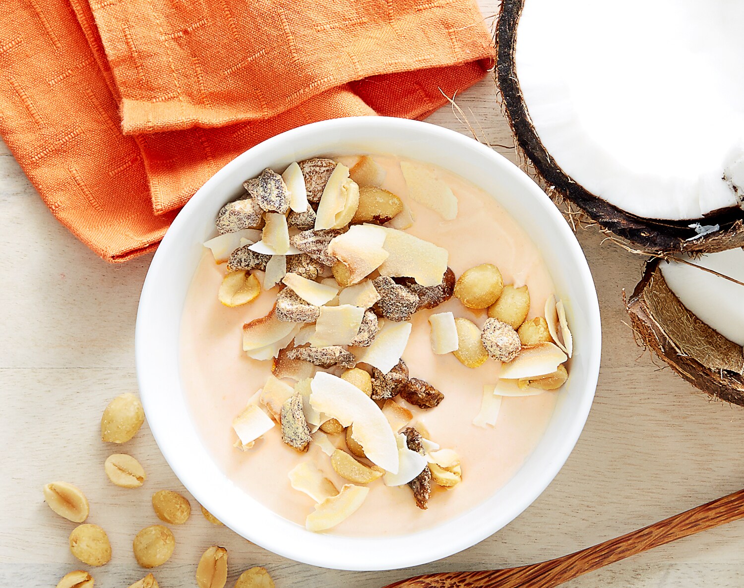 FreshDirect Guava Nonfat Greek Yogurt and Salted Peanut Crunch 