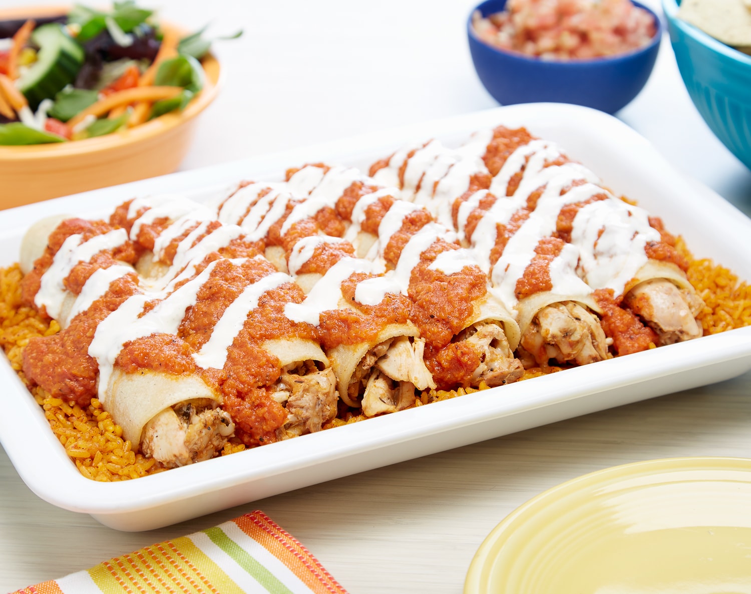 FreshDirect Chicken Ranchera Enchiladas, Family Size