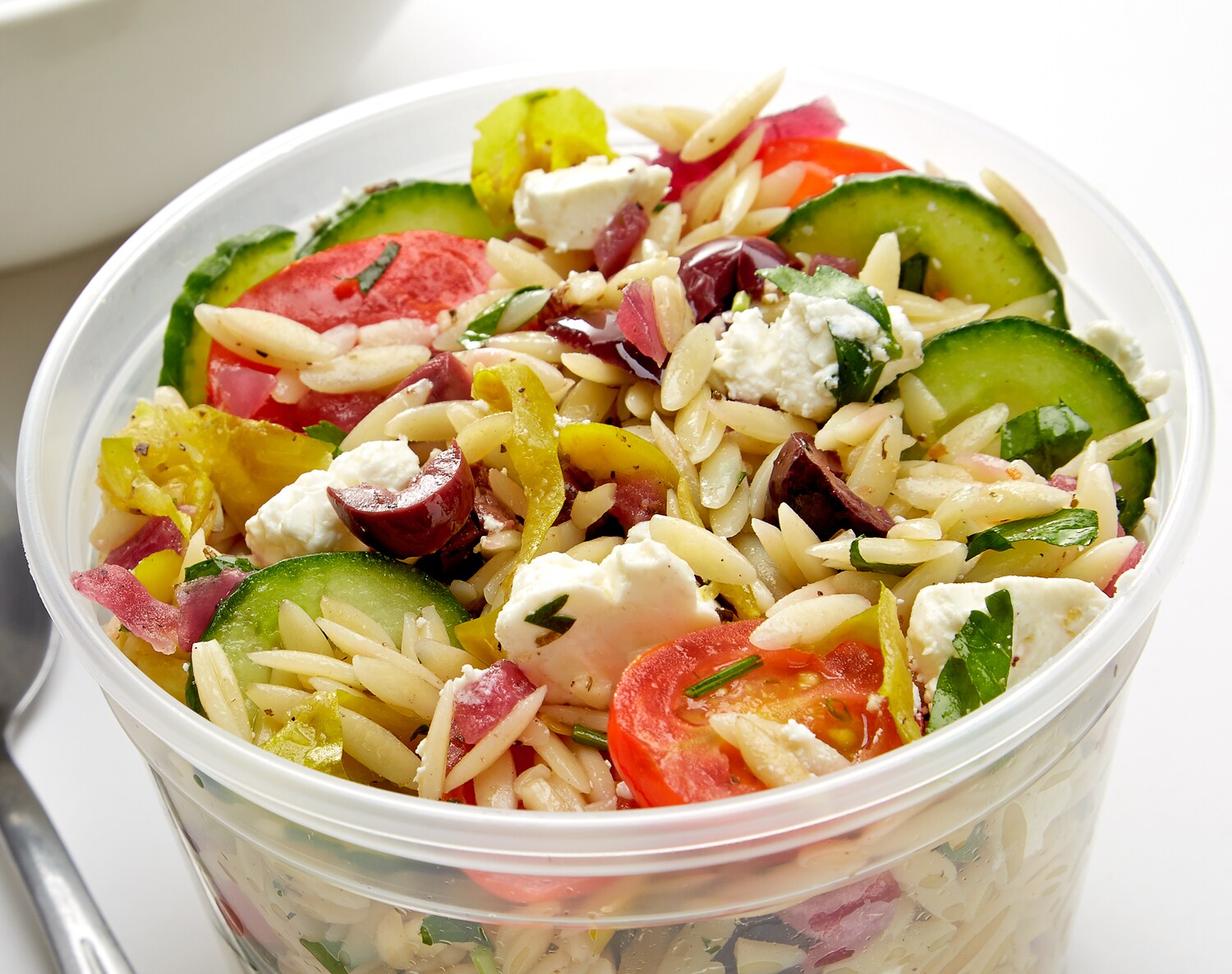 Order FreshDirect Greek Orzo Pasta Salad Fast Delivery