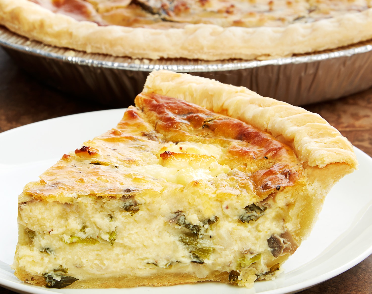Pika's Farm Table Hudson Valley Kale and Mushroom Quiche, Frozen