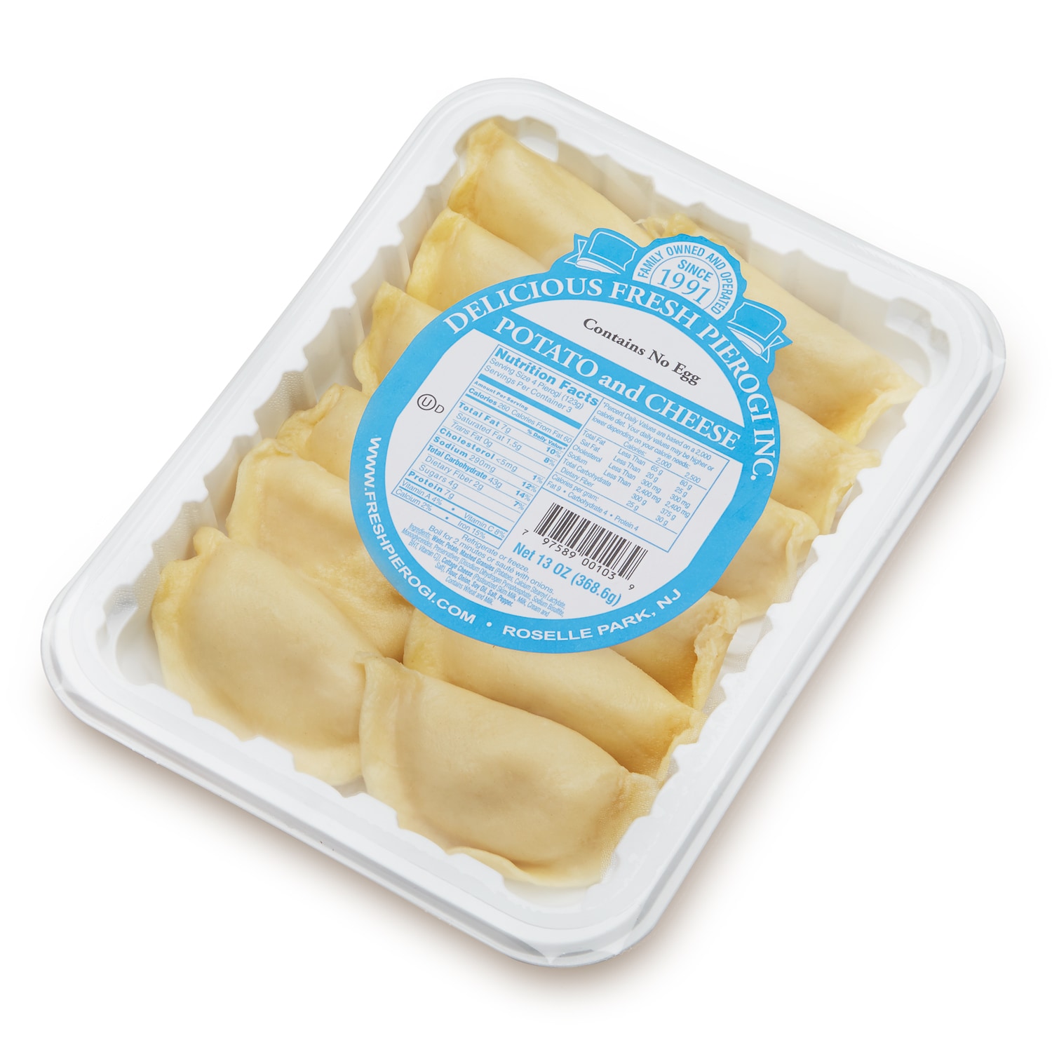 Delicious Fresh Pierogi Potato and Cheese Pierogies