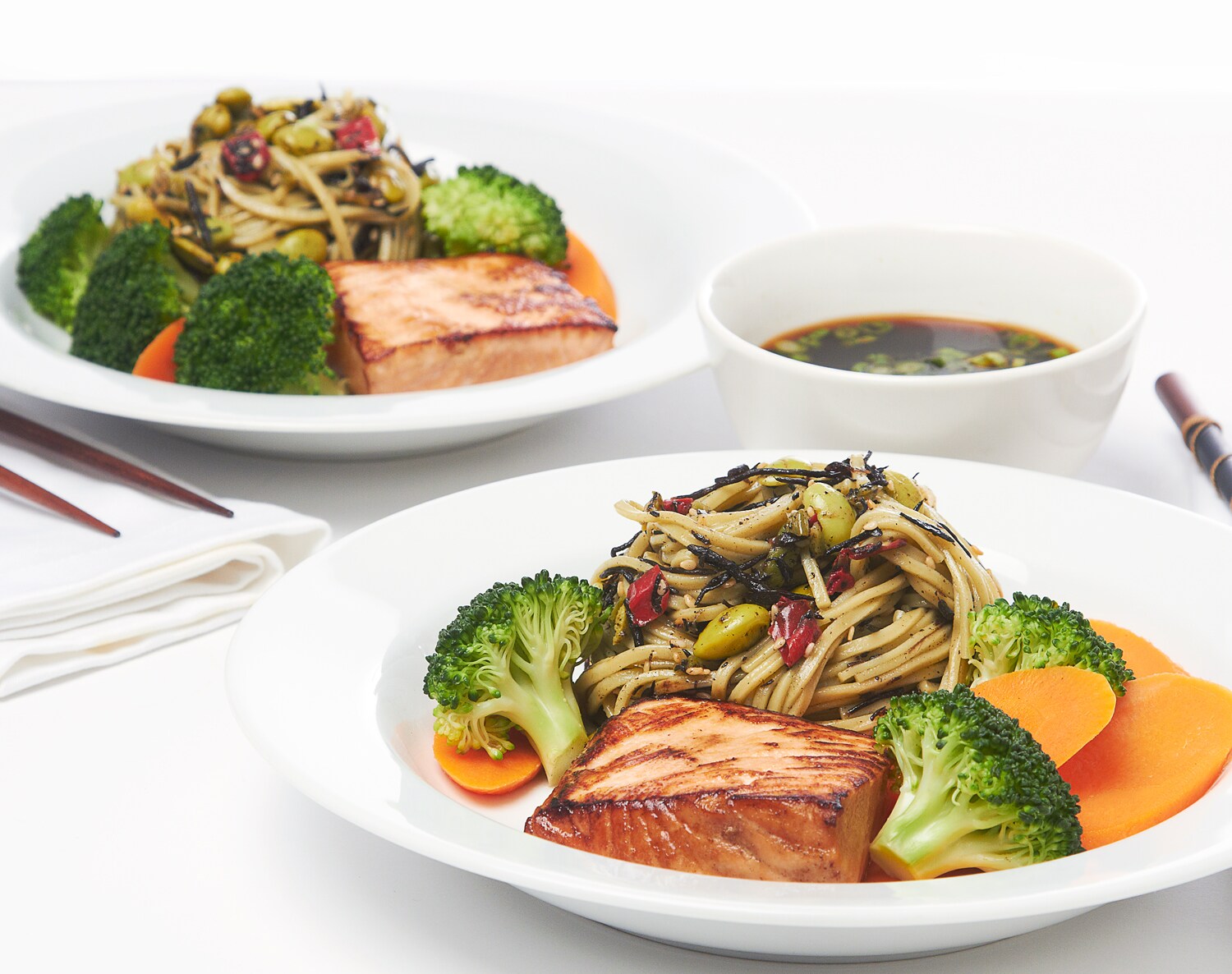 FreshDirect Sustainable Salmon and Green Tea Soba Meal Kit