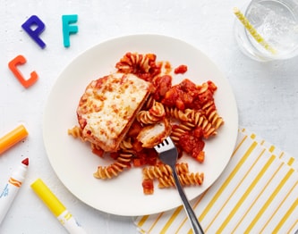 FreshDirect Kids Chicken Parmesan and Whole Wheat Fusilli