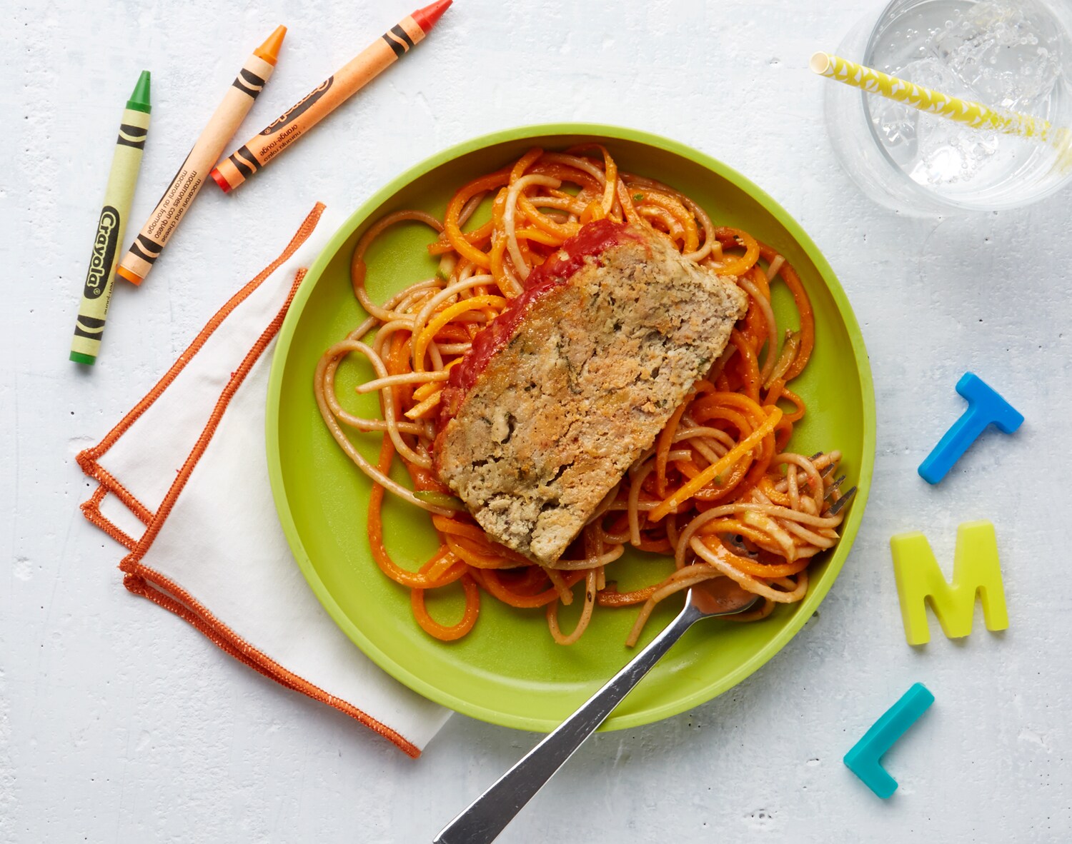 FreshDirect Kids Turkey Meatloaf with Whole Wheat & Veggie Noodles
