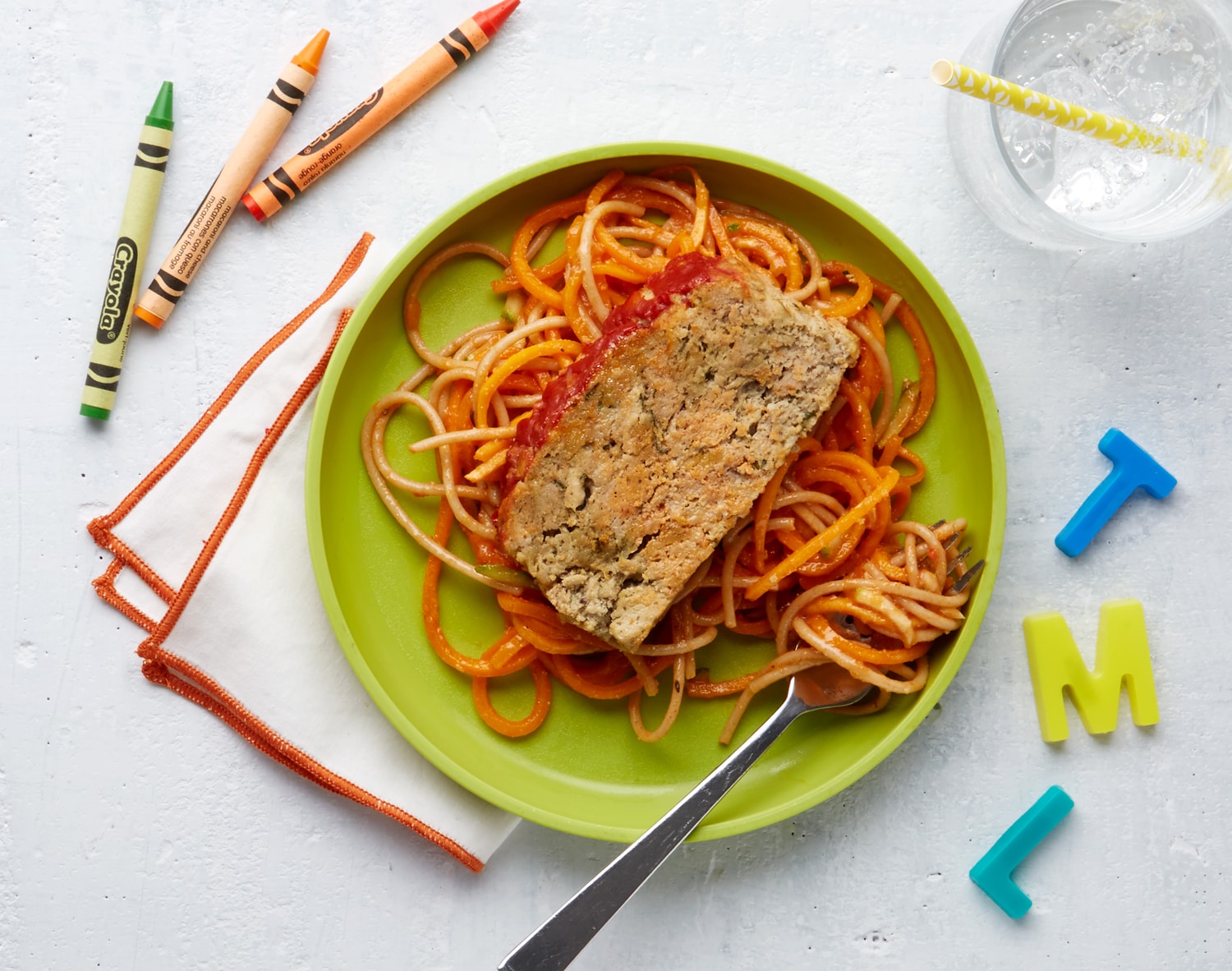 FreshDirect Kids Turkey Meatloaf with Whole Wheat & Veggie Noodles