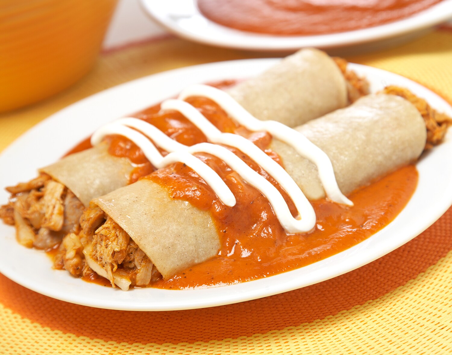 FreshDirect Ranchera Chicken Enchiladas, Single Serving Meal