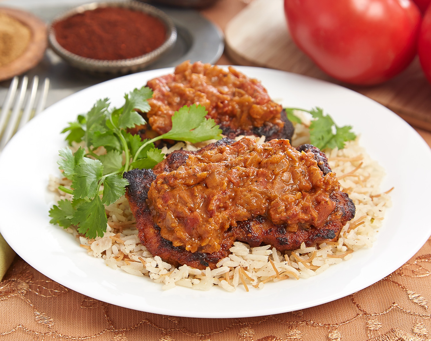 FreshDirect Chicken Tikka Masala with Rice, Single Serving Meal