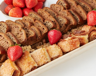 FreshDirect Coffee Pastries Platter