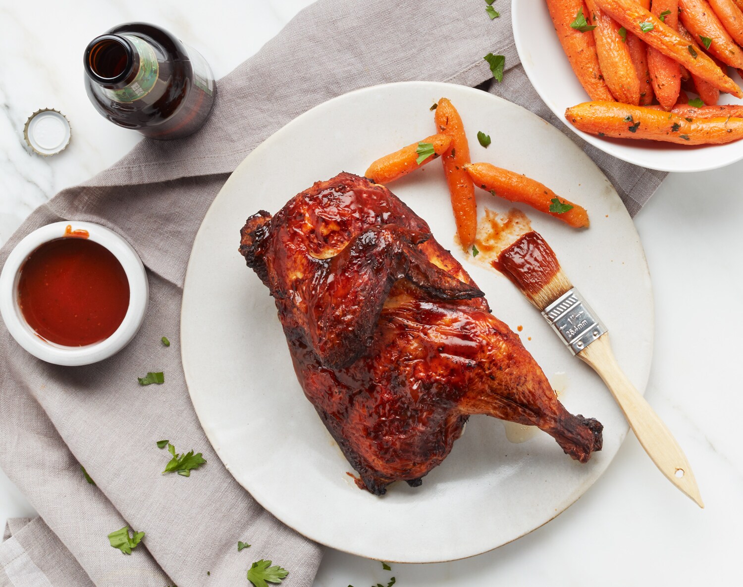 FreshDirect Barbecue Half Chicken, Uncooked