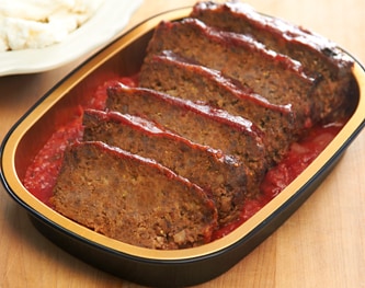 FreshDirect Beef Meatloaf with Slow-Cooked Tomato Sauce