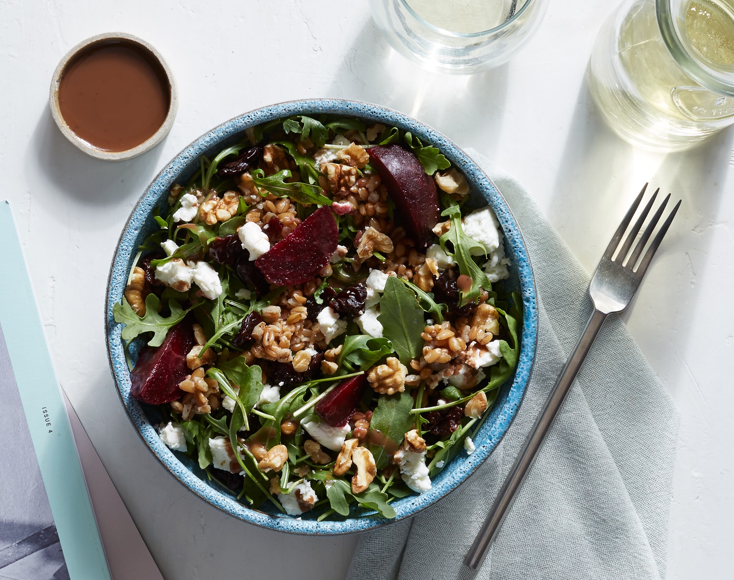 FreshDirect Arugula Salad with Beets and Goat Cheese