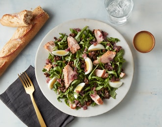 FreshDirect Lentil & Salmon Protein Salad