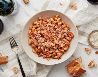 FreshDirect Turkey Bolognese with Cavatappi, Single Serving Meal