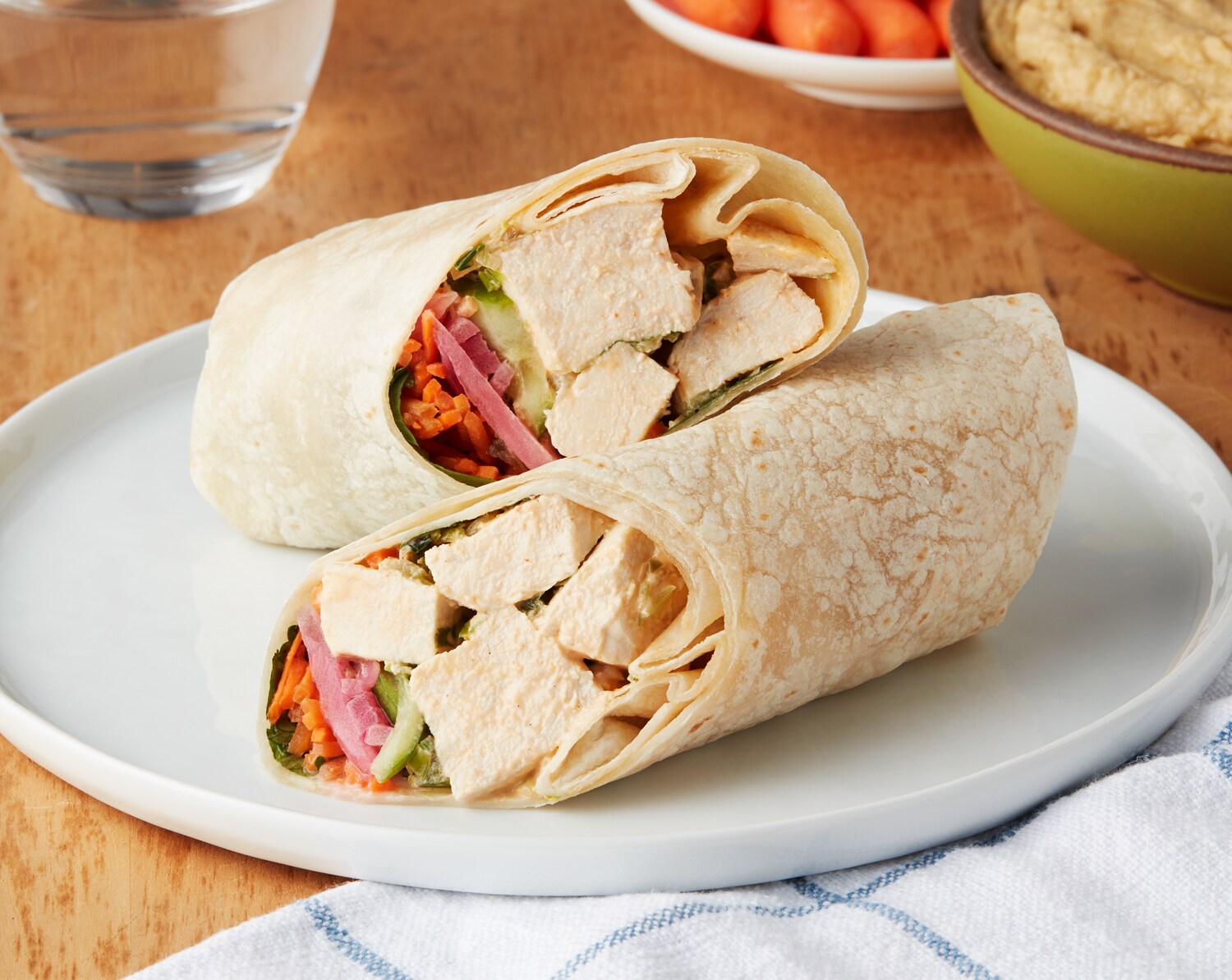 FreshDirect Sriracha Chicken Salad Wrap