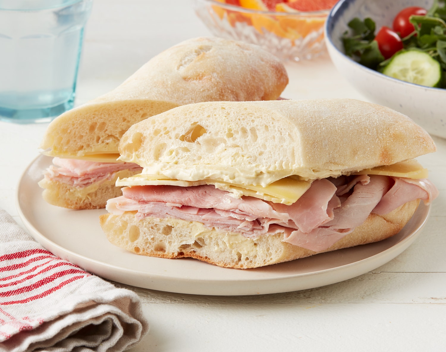 FreshDirect Ham and Gruyère on Baguette