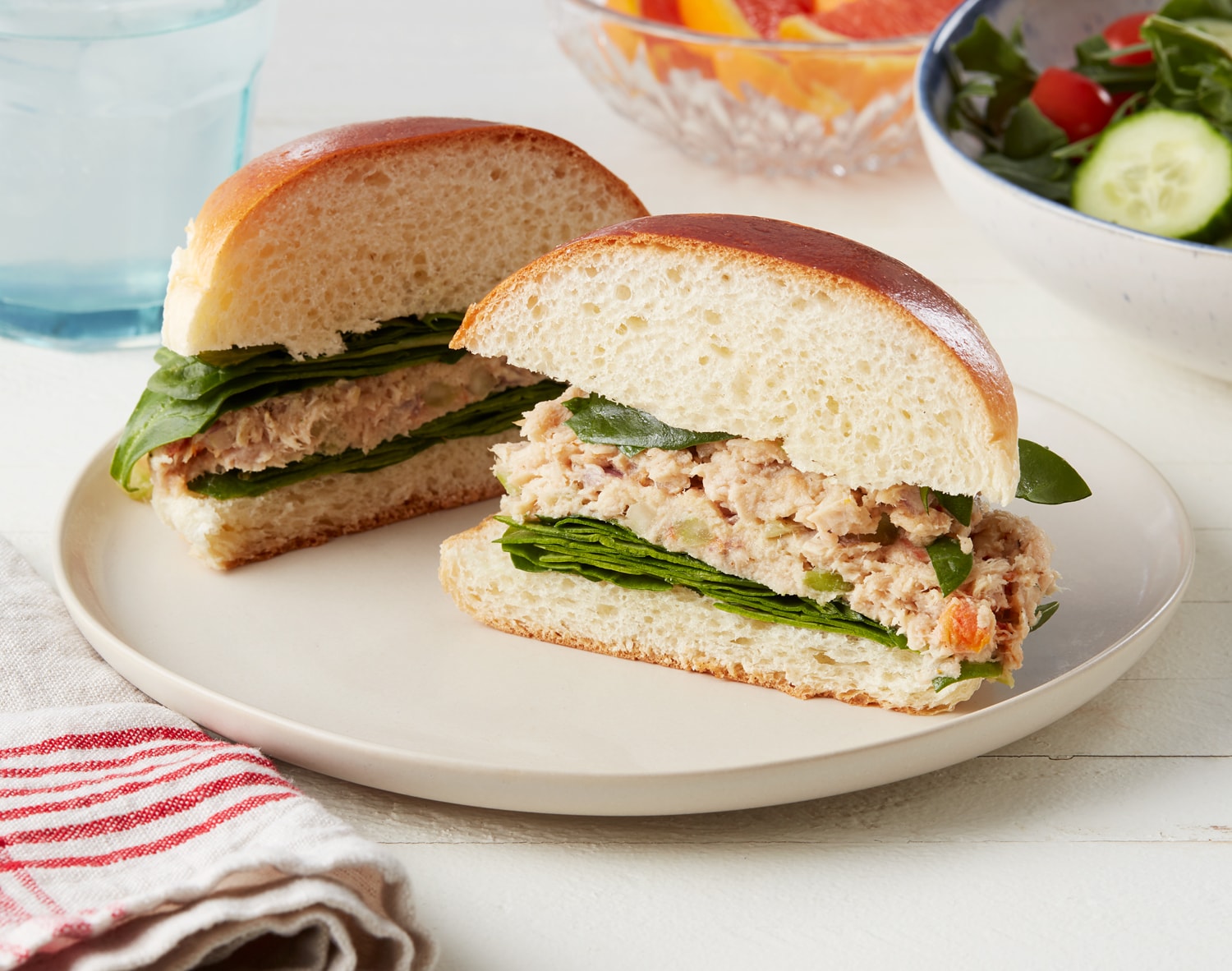 FreshDirect Mediterranean Tuna on Brioche