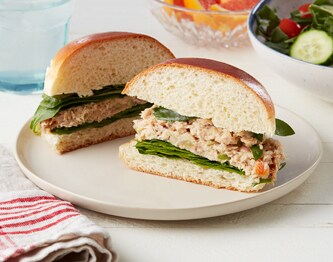 FreshDirect Mediterranean Tuna on Brioche 
