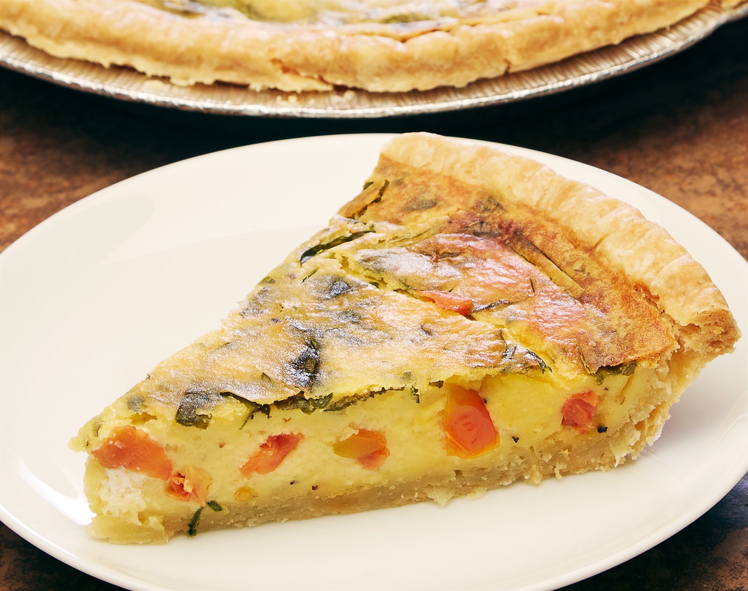 Pika's Farm Table Feta, Spinach, and Cherry Tomato Quiche, Frozen