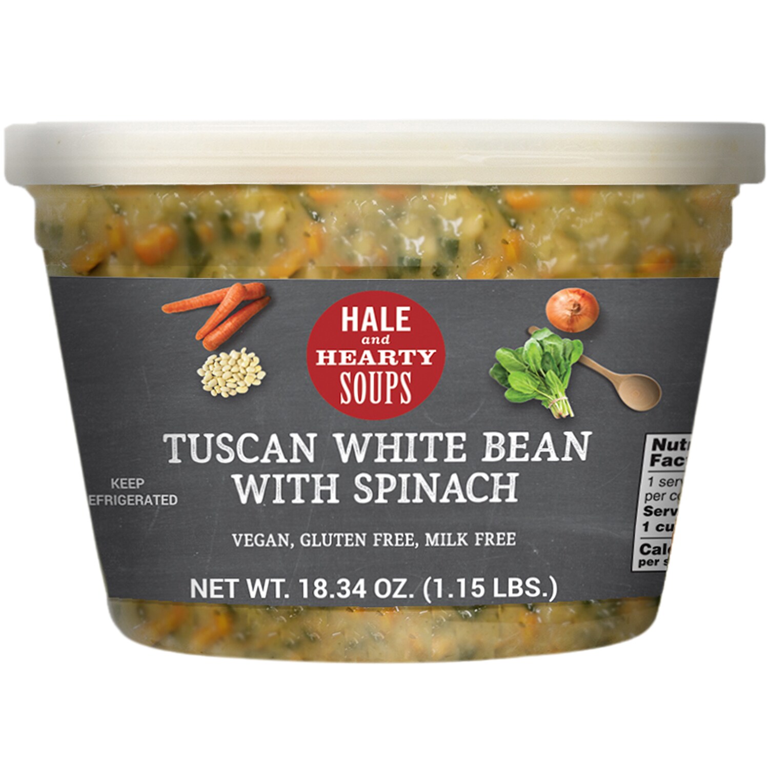 Hale and Hearty Soups Tuscan White Bean with Fresh Spinach