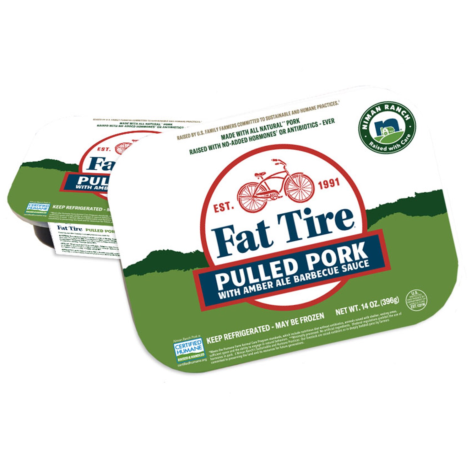 Niman Ranch Fat Tire Pulled Pork with Amber Ale Barbecue Sauce