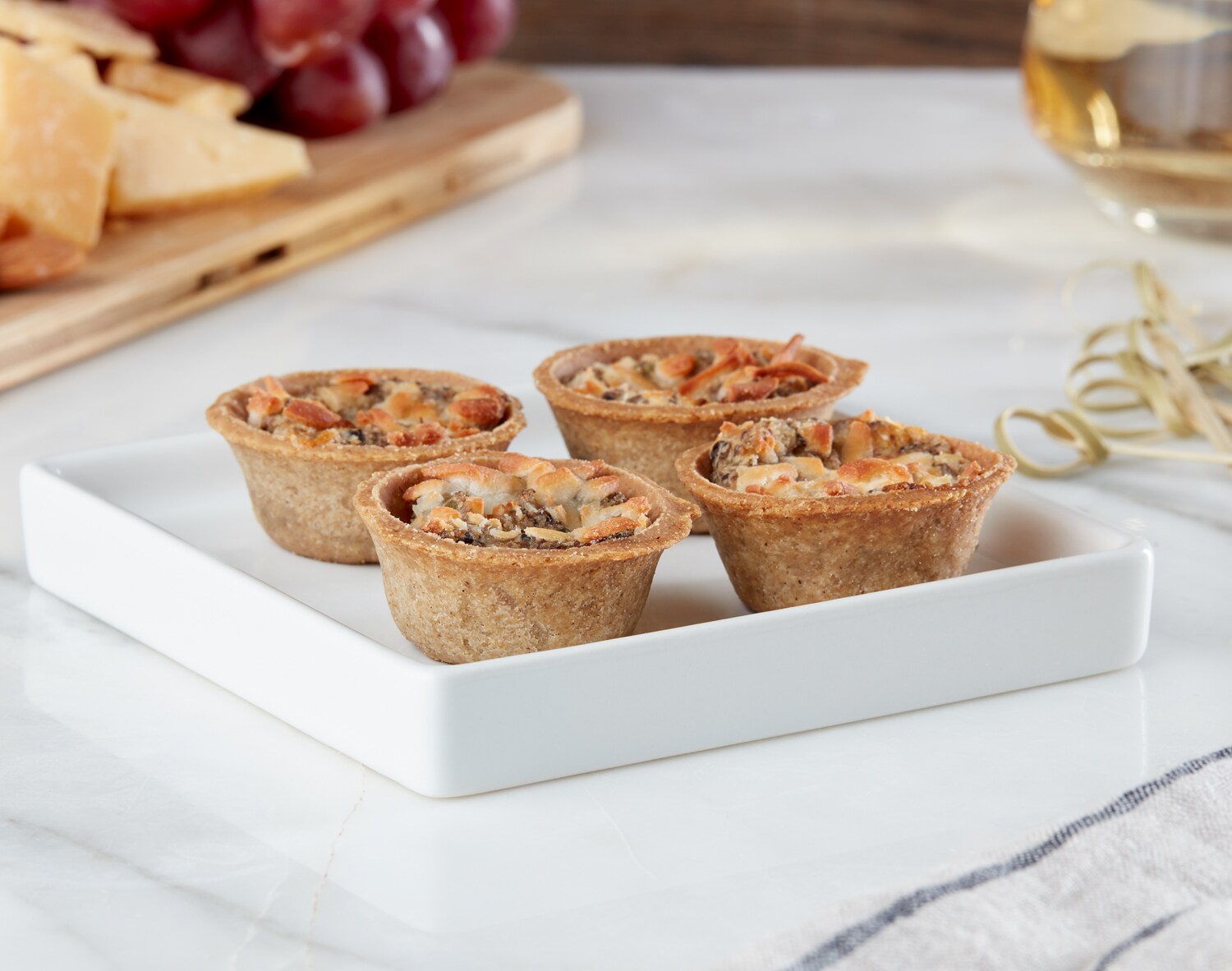 Saugatuck Kitchens Mushroom Gouda Tarts, Frozen
