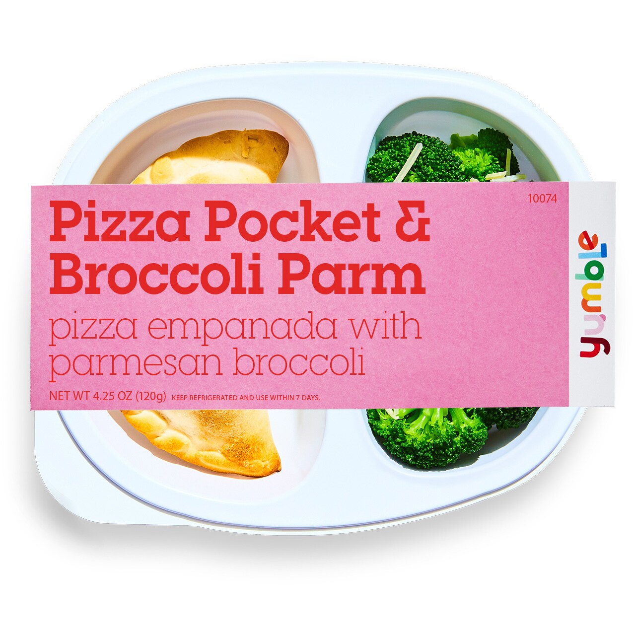 Yumble Kids' Meal, Pizza Pocket & Broccoli Parm