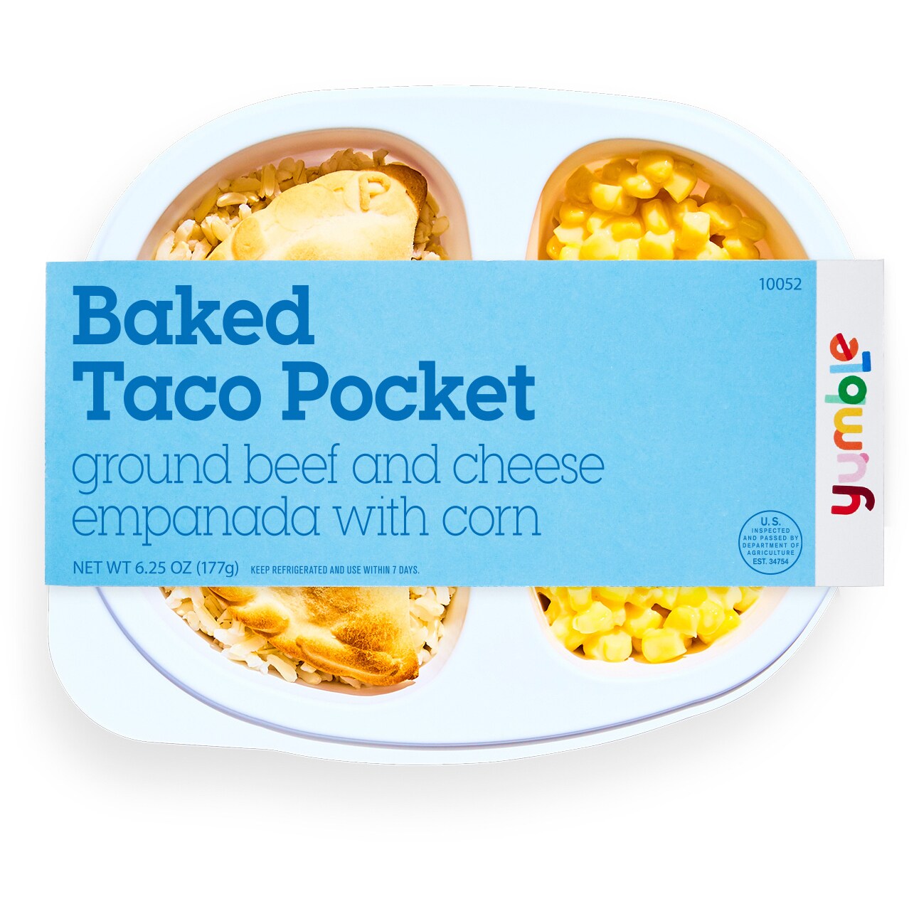 Yumble Kids' Meal, Baked Taco Pocket