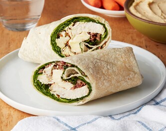 FreshDirect Chicken, Bacon, and Brie Cheese Wrap