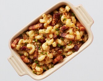 FreshDirect Bacon Macaroni and Cheese w/ Parmesan Breadcrumbs