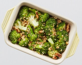 FreshDirect Roasted Broccoli with Parmesan and Walnuts