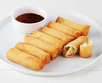 FreshDirect Spring Rolls with Sweet and Sour Sauce
