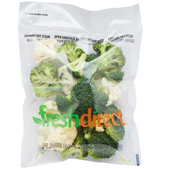 FreshDirect Broccoli and Cauliflower, Ready to Heat