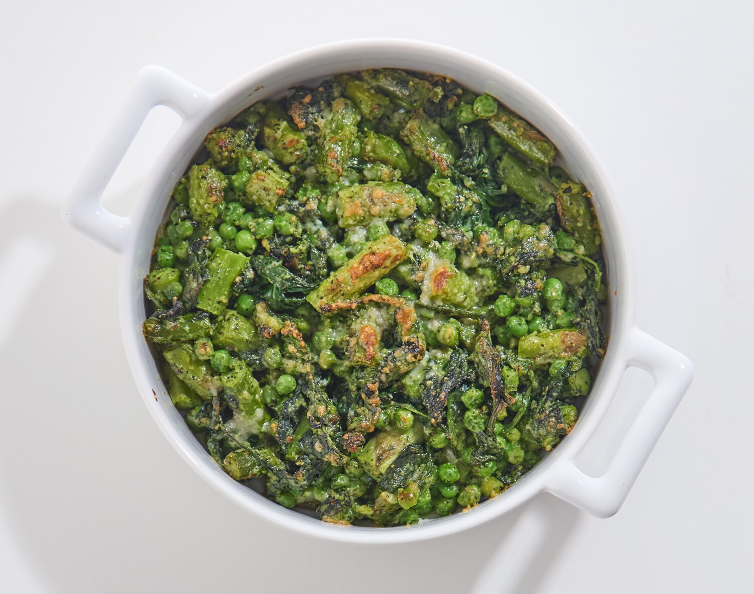 FreshDirect Asparagus with Kale Almond Pesto