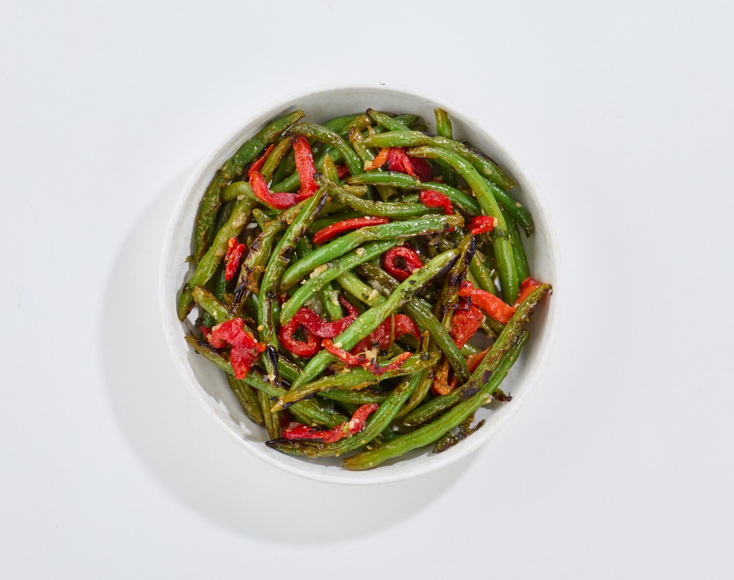 FreshDirect Greens Beans with Roasted Red Pepper