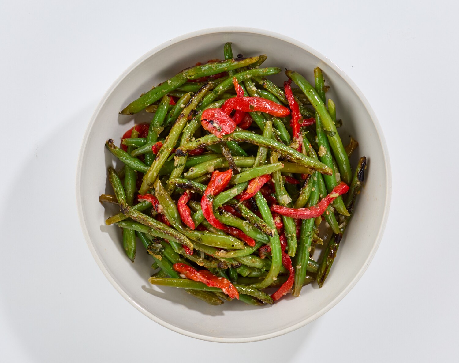 FreshDirect Greens Beans with Roasted Red Pepper, Family Size 