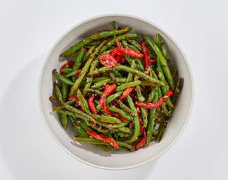 FreshDirect Greens Beans with Roasted Red Pepper, Family Size