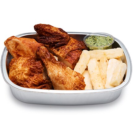 Order FreshDirect Roasted Chicken with Yuca Fries and Avocado Mojo
