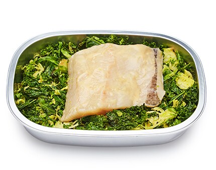 FreshDirect Miso Black Cod with Shredded Kale and Brussels Sprouts, image 2 of 2 slides