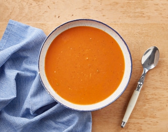 Pika's Farm Table Soup, Smokey Tomato and Chicken Bisque