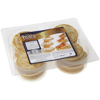 Délices Premium Mini Blinis, Frozen