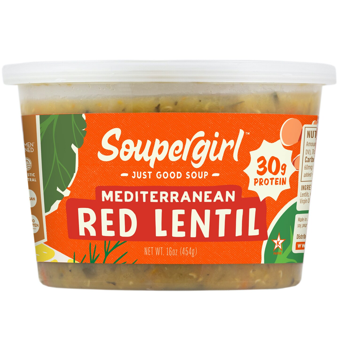 Soupergirl Soup, Mediterranean Red Lentil