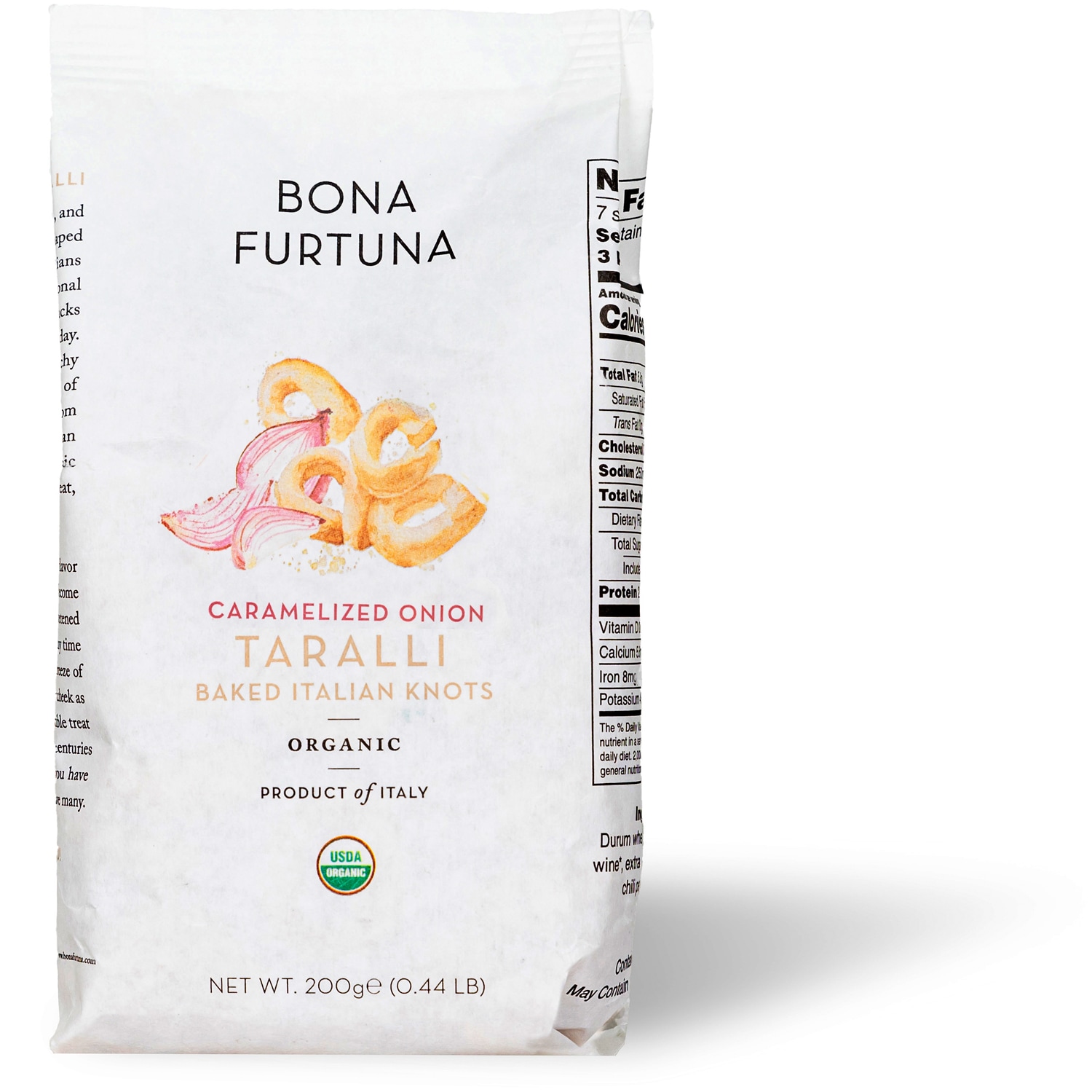 Bona Furtuna Organic Taralli Caramelized Onion