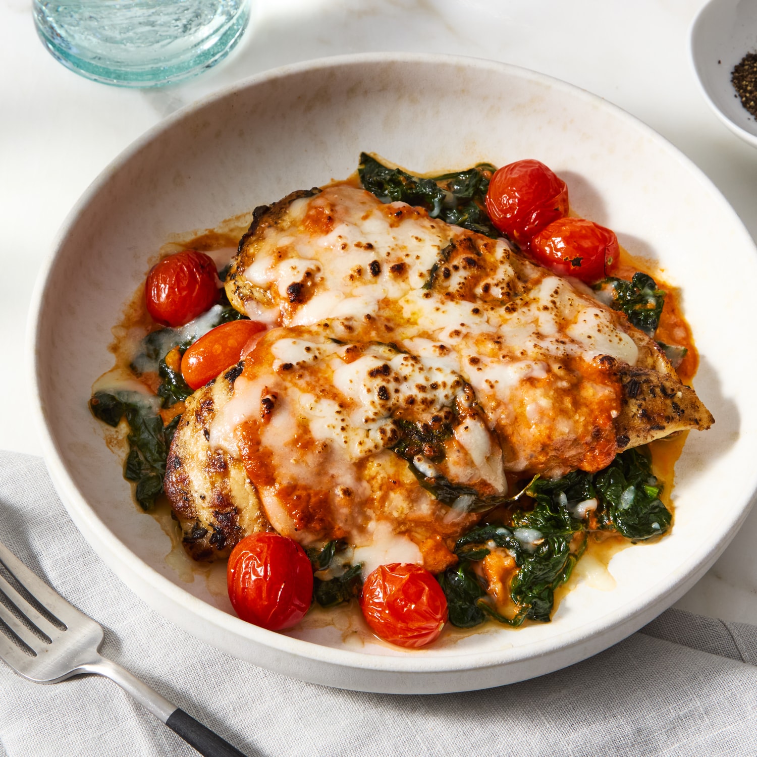 FreshDirect Grilled Chicken Parmesan with Vodka Sauce