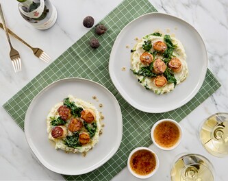 FreshDirect Special Occasion Meal Bundle with Crème Brulee