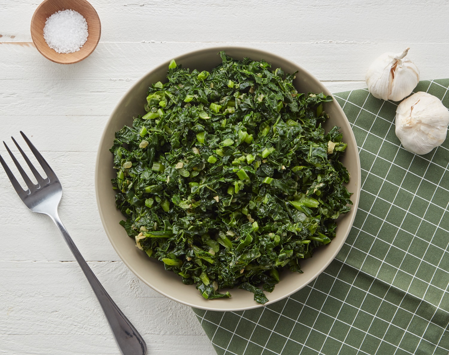 FreshDirect Steamed Tuscan Kale with Garlic