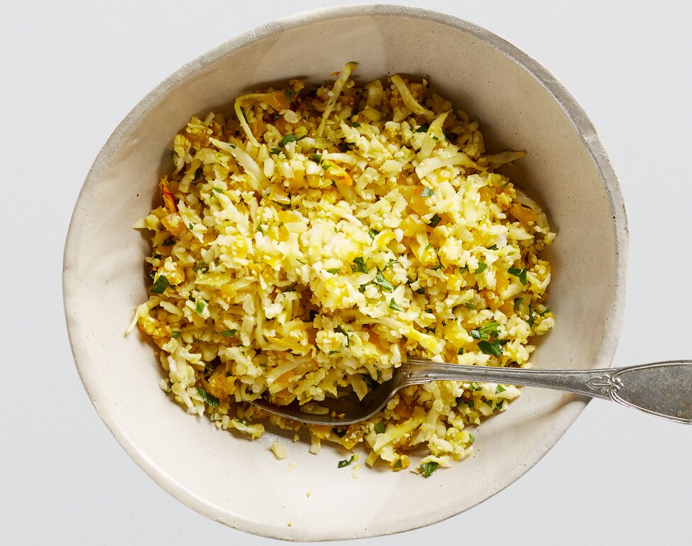 FreshDirect Herb and Saffron Cauliflower "Rice"